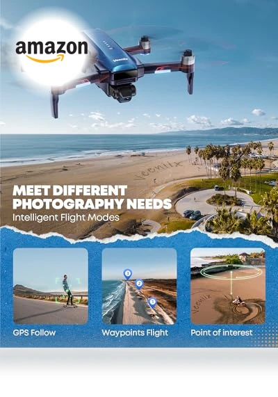 4K Professional Drone with Long Flight Time — Drones, Veeniix