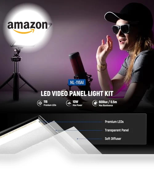 9" LED Video Light Panel — Photography Lighting & Studio Equipment, NEEWER