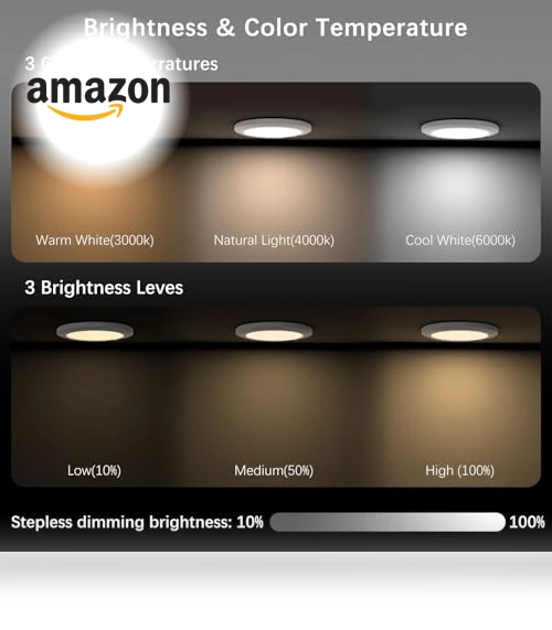 Auto Motion Sensor LED Ceiling Lights — Overhead Lighting, Koopala