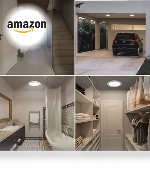 Auto Motion Sensor LED Ceiling Lights — Overhead Lighting, Koopala