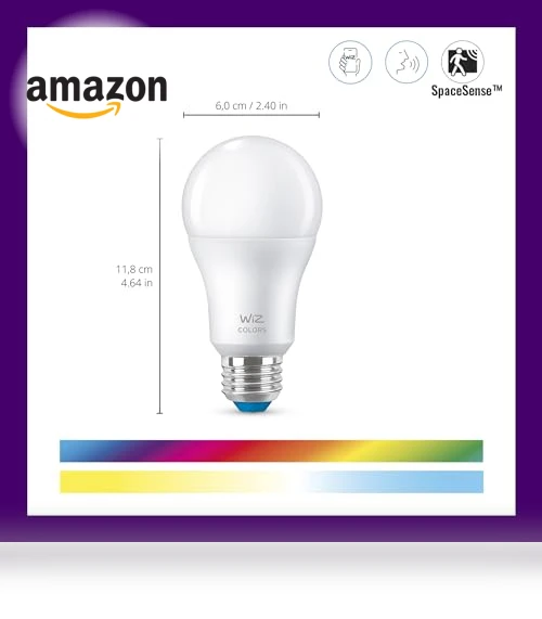 Color LED Smart Bulb — LED, WiZ Connected