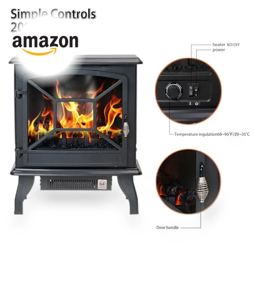 Electric Fireplace Heater Portable Stove — Tabletop Fireplaces, Panana