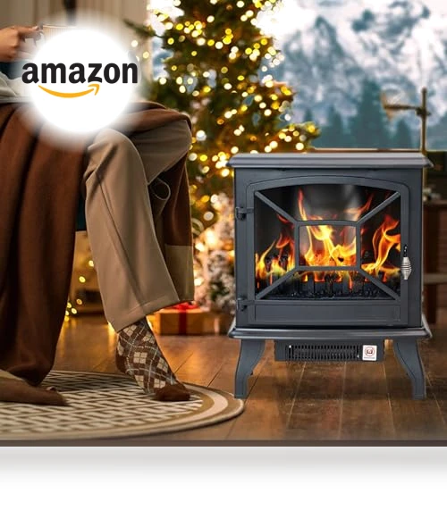 Electric Fireplace Heater Portable Stove — Tabletop Fireplaces, Panana