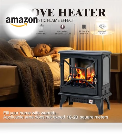 Electric Fireplace Heater Portable Stove — Tabletop Fireplaces, Panana