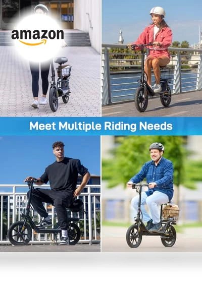 Electric Scooter with Seat — Push Scooters, HOVERFLY