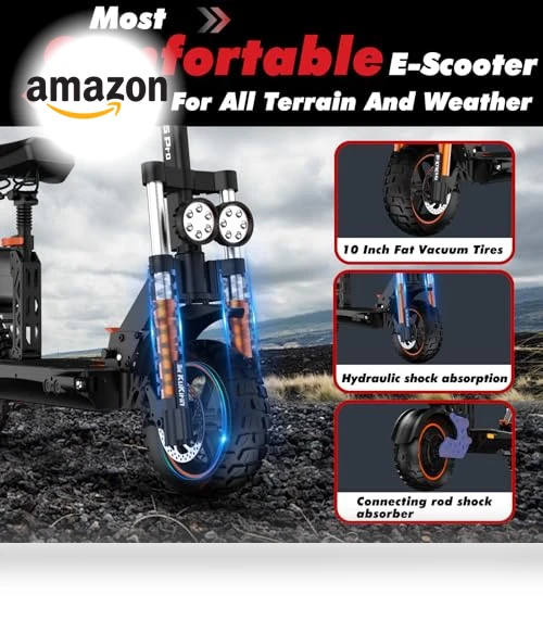 Electric Scooter with Seat — Electric Vehicles, MASXODRK