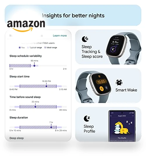 Fitness Smartwatch with Daily Readiness, GPS, 24/7 Heart Rate — Smartwatches, Fitbit