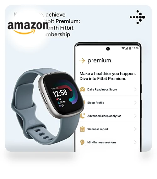 Fitness Smartwatch with Daily Readiness, GPS, 24/7 Heart Rate — Smartwatches, Fitbit