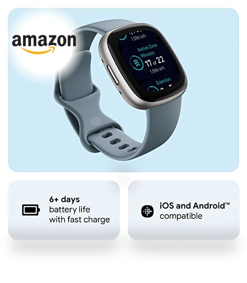 Fitness Smartwatch with Daily Readiness, GPS, 24/7 Heart Rate — Smartwatches, Fitbit