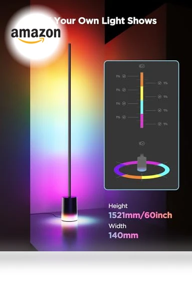 Floor Lamp 2 with Matter, RGBIC, Warm Cool White LED — LED, Govee