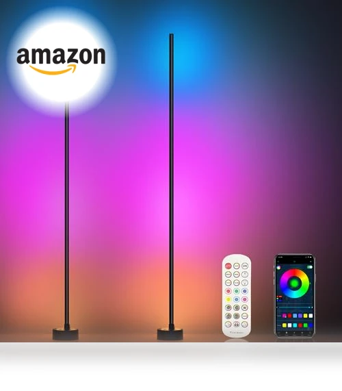 LED Corner Floor Lamp — Wall Lighting, Miortior