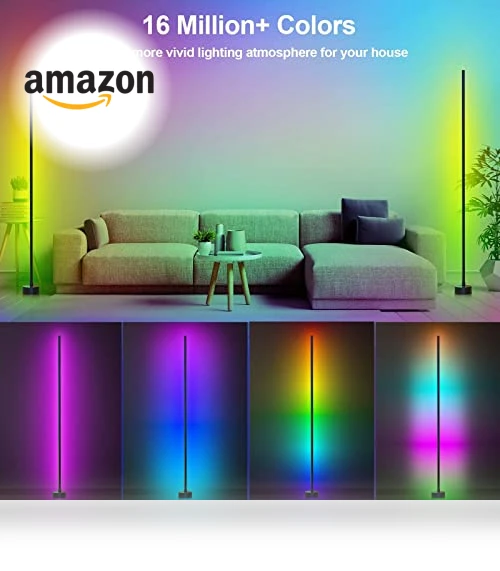 LED Corner Floor Lamp — Wall Lighting, Miortior