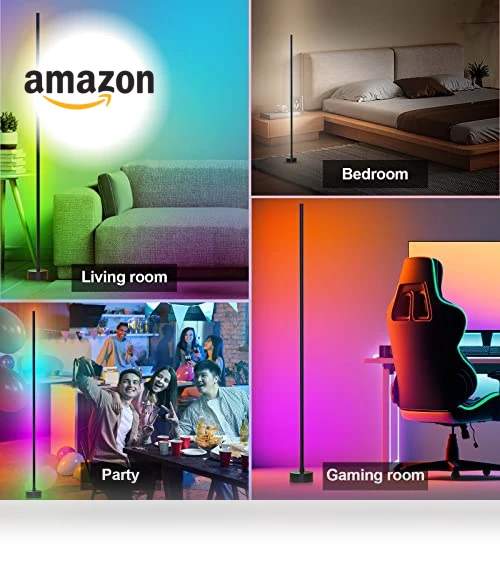 LED Corner Floor Lamp — Wall Lighting, Miortior