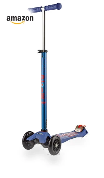 Maxi Deluxe 3-Wheeled Lean-to-Steer Scooter — Push Scooters, Micro