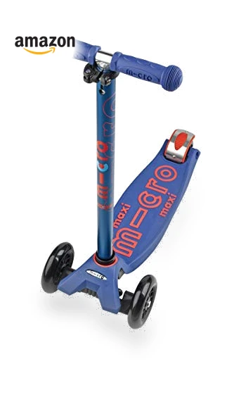 Maxi Deluxe 3-Wheeled Lean-to-Steer Scooter — Push Scooters, Micro