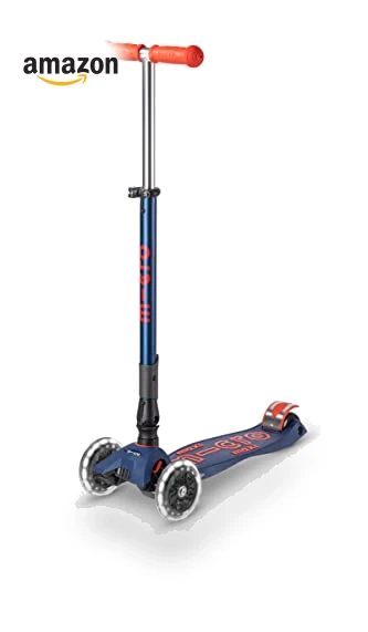 Maxi Deluxe Foldable LED Scooter — Push Scooters, Micro