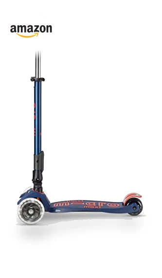 Maxi Deluxe Foldable LED Scooter — Push Scooters, Micro
