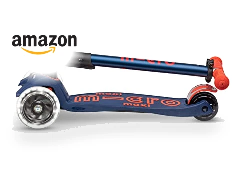 Maxi Deluxe Foldable LED Scooter — Push Scooters, Micro