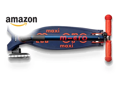 Maxi Deluxe Foldable LED Scooter — Push Scooters, Micro