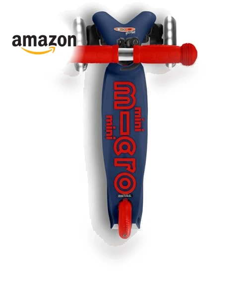 Mini Deluxe LED Three-Wheeled Scooter — Balance Bikes, Micro