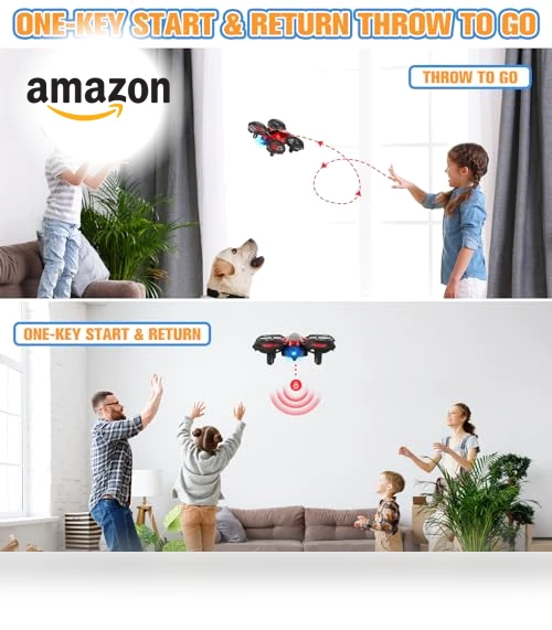 Mini Drone with 3D Flip and Auto Hovering — Interactive Figures & Robots, Drrntr
