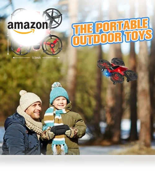 Mini Drone with 3D Flip and Auto Hovering — Interactive Figures & Robots, Drrntr