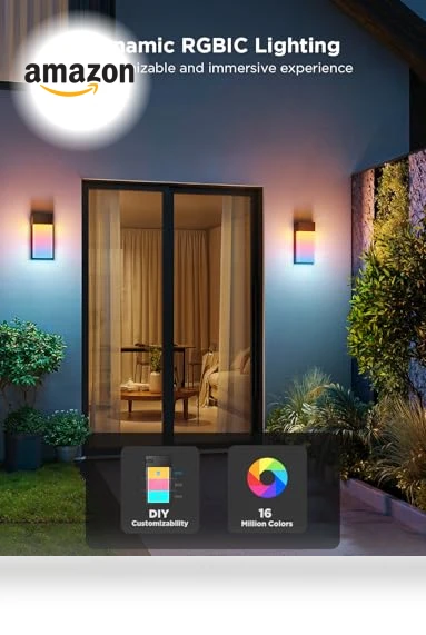 Outdoor Wall Light — Outdoor Post Lighting, Govee