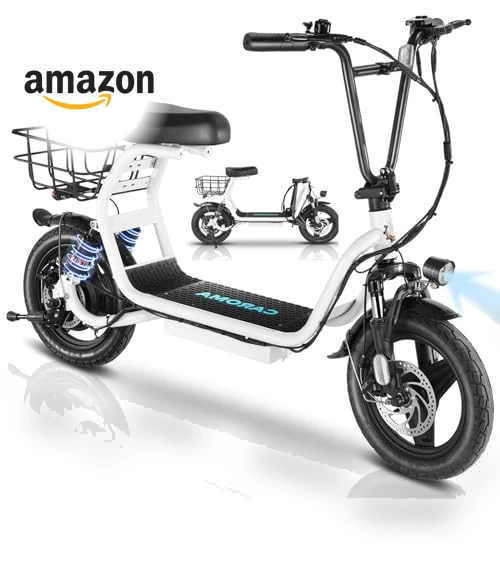 Peak 1200W Electric Scooter with Seat for Adults — Electric Vehicles, Caroma