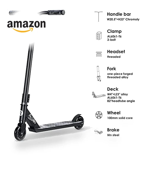Pro Scooter Stunt Scooter Complete Trick Scooter — Push Scooters, FREEDARE