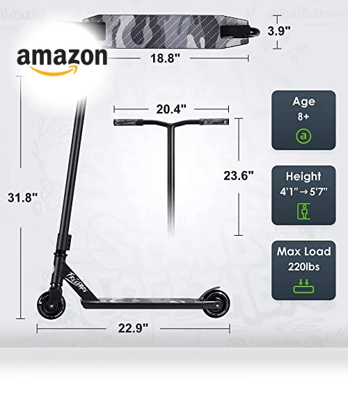 Pro Scooter Stunt Scooter Complete Trick Scooter — Push Scooters, FREEDARE
