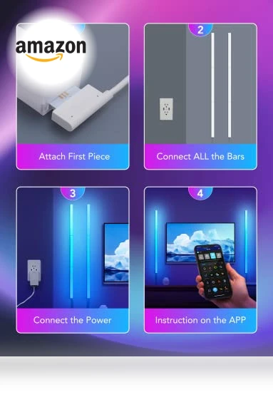 RGBIC LED Wall Lights — LED, Govee