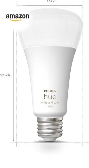 Smart 100W A21 LED Bulb - White and Color Ambiance — LED, Philips Hue