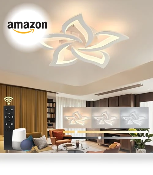 Smart Ceiling Light Fixture — LED, SKY ANGLE