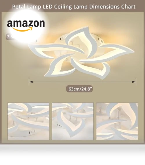 Smart Ceiling Light Fixture — LED, SKY ANGLE