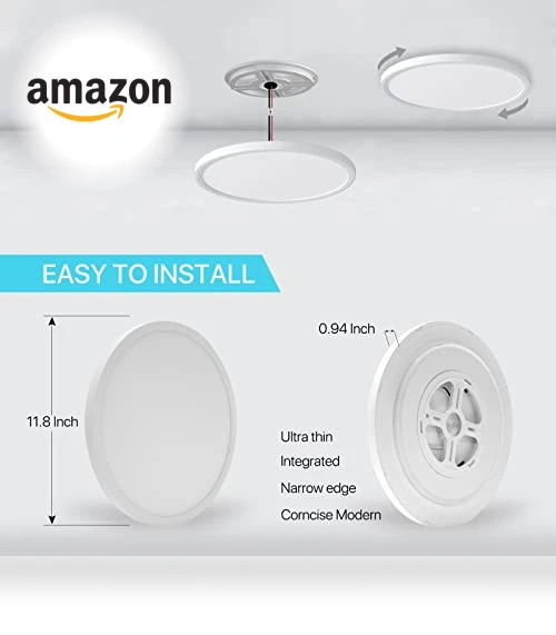 Smart LED Ceiling Light Flush Mount — LED, MELEGAN