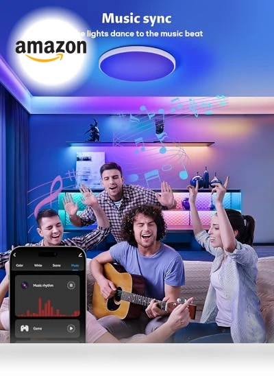 Smart LED Ceiling Light WiFi — LED, AFINSEA