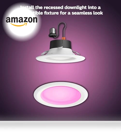 Smart LED Downlight - 4 Pack — LED, Philips Hue