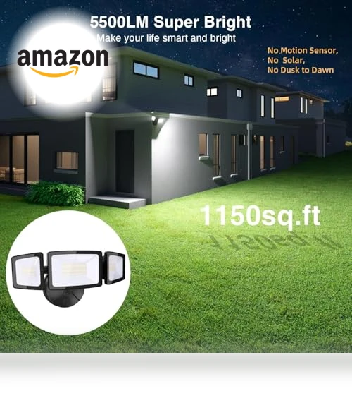 Smart LED Flood Lights Outdoor — Outdoor Security & Flood Lighting, Onforu