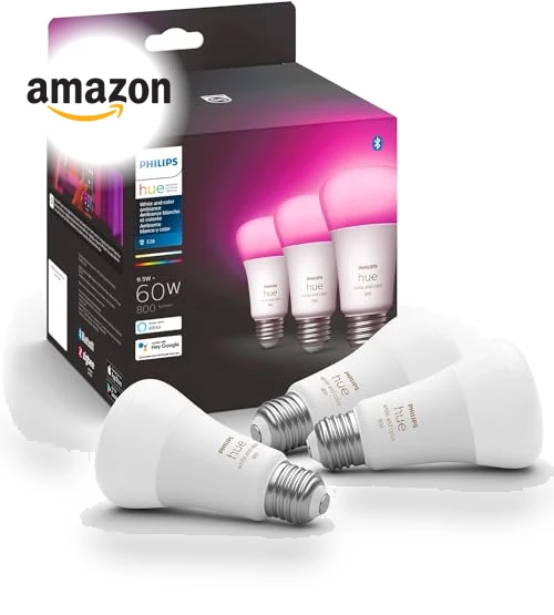 Smart Light Bulb - White and Color Ambiance — LED, Philips Hue