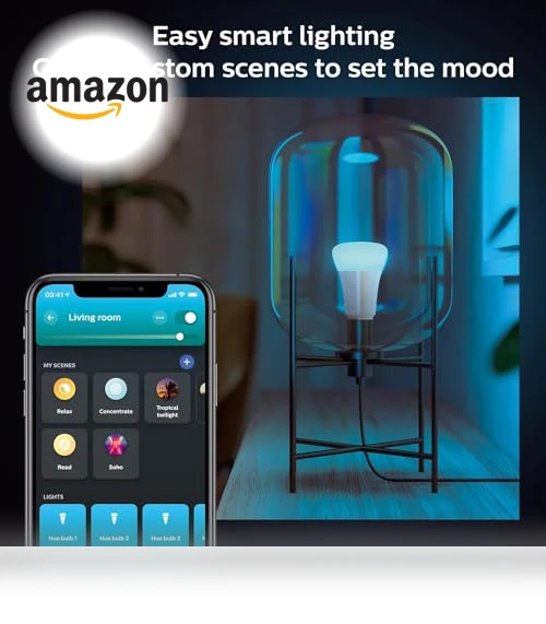 Smart Light Bulb - White and Color Ambiance — LED, Philips Hue