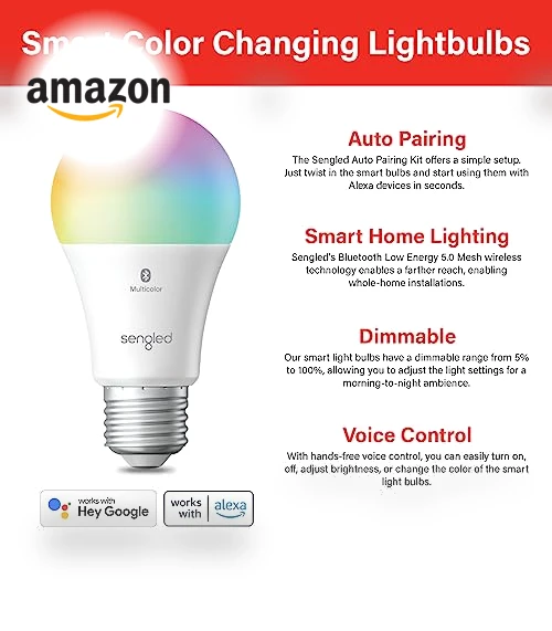 Smart Light Bulbs, Color Changing — LED, Sengled