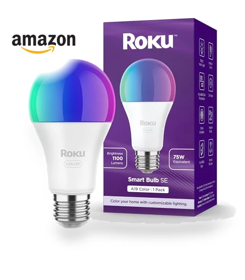 Smart Light Bulbs (Color) — LED, Roku