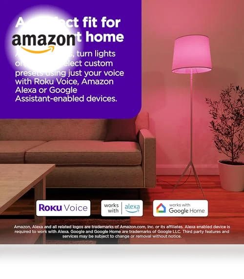 Smart Light Bulbs (Color) — LED, Roku