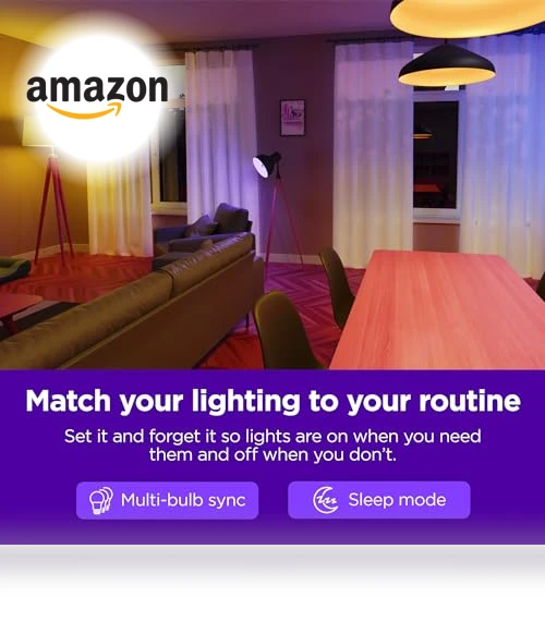 Smart Light Bulbs (Color) — LED, Roku