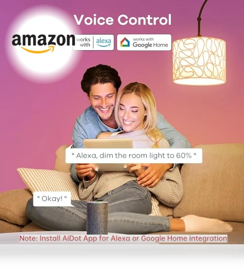 Smart Light Bulbs with Remote Control — LED, Linkind