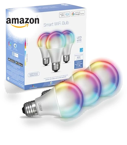 Smart Light Bulbs with RGB Color Changing and Tunable White — LED, Feit Electric