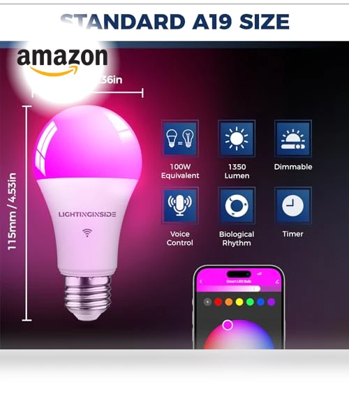 Smart Light Bulbs — LED, Lightinginside