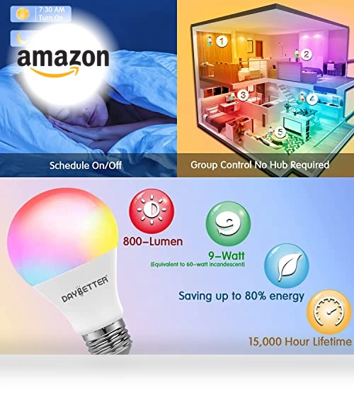 Smart Light Bulbs — LED, DAYBETTER
