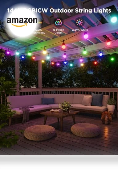 Smart Outdoor String Lights — Outdoor String Lights, Govee