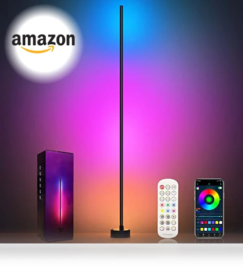 Smart RGB LED Corner Floor Lamp — LED, Miortior